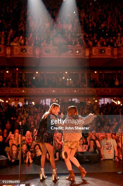Kelsea Ballerini performs onstage for the opening night of The Unapologetically Tour at The Alabama Theatre on February 8, 2018 in Birmingham,...
