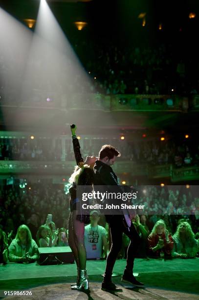 Kelsea Ballerini performs onstage for the opening night of The Unapologetically Tour at The Alabama Theatre on February 8, 2018 in Birmingham,...