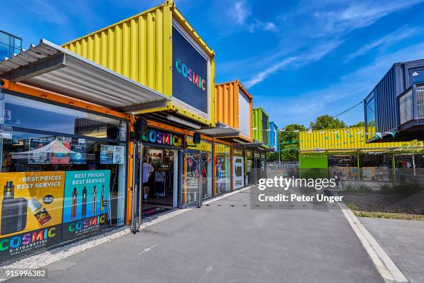 Container Maal 24 Container Mall Christchurch Stock Photos, High-Res Pictures, and ...