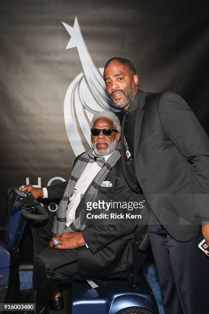 Earl Campbell arrives at the Houston Sports Awards on February 8, 2018 in Houston, Texas.