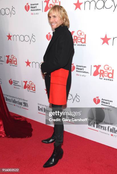 Designer Marc Bouwer attends the Red Dress / Go Red For Women Fashion Show at Hammerstein Ballroom on February 8, 2018 in New York City.