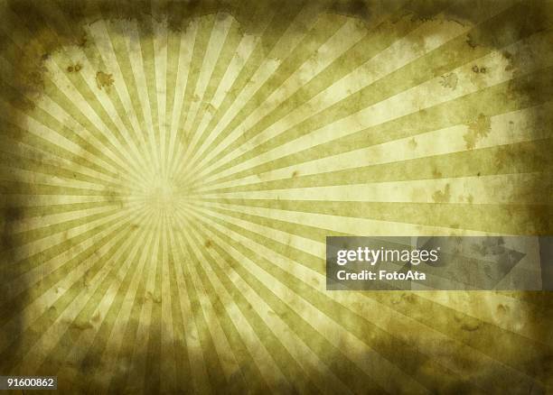 old sunburst paper xxl - blast from the past stock pictures, royalty-free photos & images