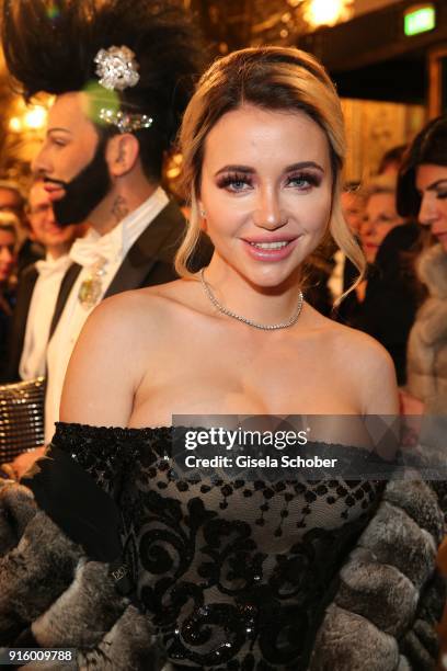 Cathy Lugner, ex-wife of Richard Lugner during the Opera Ball Vienna at Vienna State Opera on February 8, 2018 in Vienna, Austria.