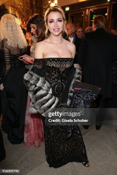 Cathy Lugner, ex-wife of Richard Lugner during the Opera Ball Vienna at Vienna State Opera on February 8, 2018 in Vienna, Austria.