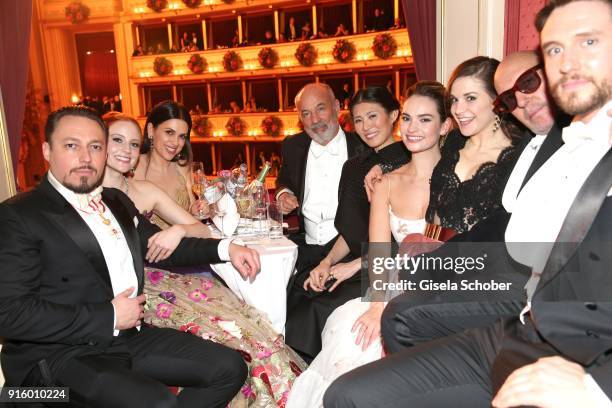 Klemens Hallmann, Barbara Meier, Viktoria Lauterbach, Heiner Lauterbach, Ayako Yoshida, Lili James, Rebecca Collingwood, Michel Comteduring the Opera...