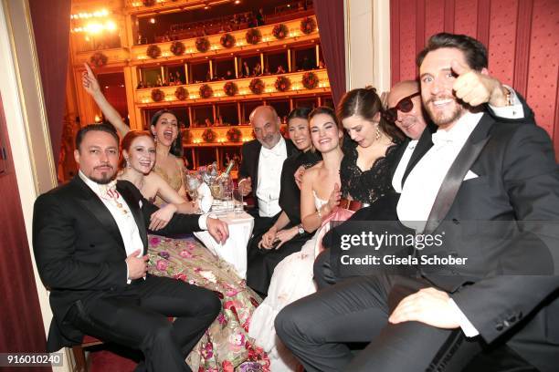 Klemens Hallmann, Barbara Meier, Viktoria Lauterbach, Heiner Lauterbach, Ayako Yoshida, Lili James, Rebecca Collingwood, Michel Comteduring the Opera...