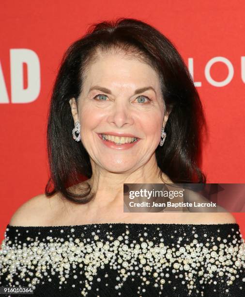 Sherry Lansing attends The Broad and Louis Vuitton's celebration of Jasper Johns: 'Something Resembling Truth' at The Broad on February 8, 2018 in...