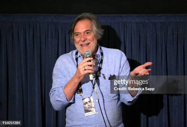 Actor Jose de Abreu speaks at a screening of 'Before I Forget' during The 33rd Santa Barbara International Film Festival at The Metro Theatre on...