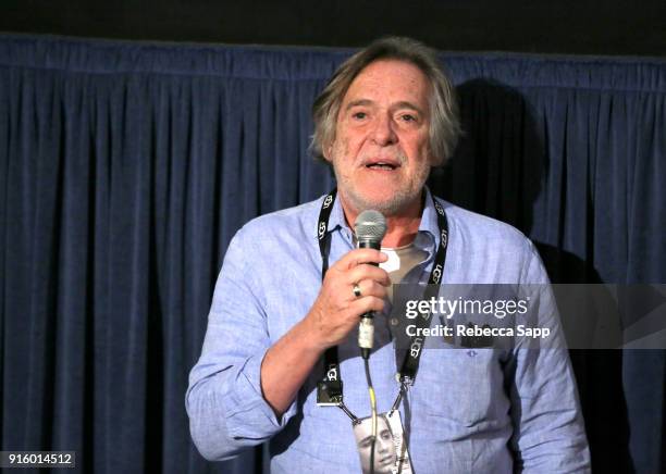 Actor Jose de Abreu speaks at a screening of 'Before I Forget' during The 33rd Santa Barbara International Film Festival at The Metro Theatre on...