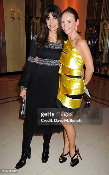 Lisa B and Joanne Manoukian attend The Louis Dundas Centre for Children's Palliative Care launch party, at Claridge's on October 8, 2009 in London,...