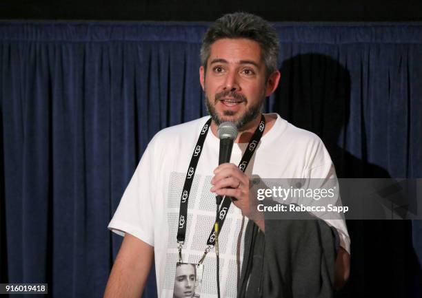 Director Tiago Arakilian speaks at a screening of 'Before I Forget' during The 33rd Santa Barbara International Film Festival at The Metro Theatre on...