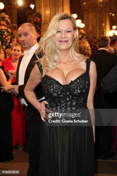 Sibylle Rauch during the Opera Ball Vienna at Vienna State Opera on February 8, 2018 in Vienna, Austria.