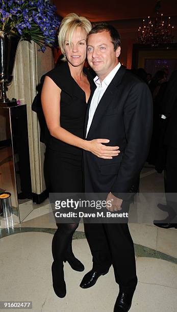 Elisabeth Murdoch and Matthew Freud attend The Louis Dundas Centre for Children's Palliative Care launch party, at Claridge's on October 8, 2009 in...