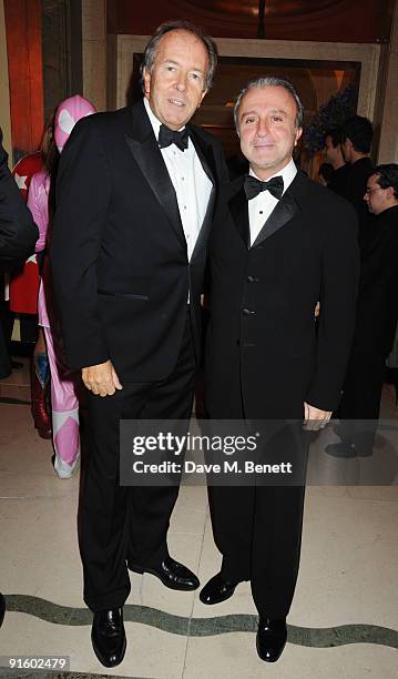 Bruce Dundas and Rafi Manoukian attend The Louis Dundas Centre for Children's Palliative Care launch party, at Claridge's on October 8, 2009 in...