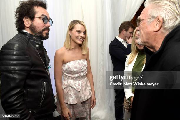 Executive director Roger Durling and actress Margot Robbie at the after party for the Outstanding Performers Honoring Margot Robbie and Allison...