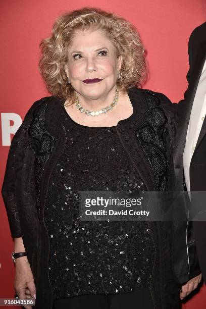 Wallis Annenberg attends the Jasper Johns: 'Something Resembling Truth' opening reception at The Broad on February 8, 2018 in Los Angeles, California.