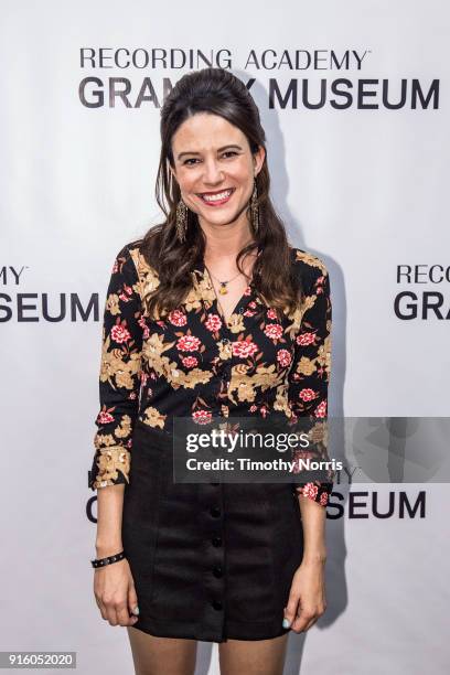 Chelsea Williams attends an evening with Rusty Young from Poco at The GRAMMY Museum on February 8, 2018 in Los Angeles, California.