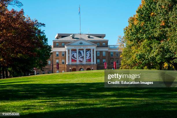 Bascom Hall on Bascom Hill, University of Wisconsin, Madison.