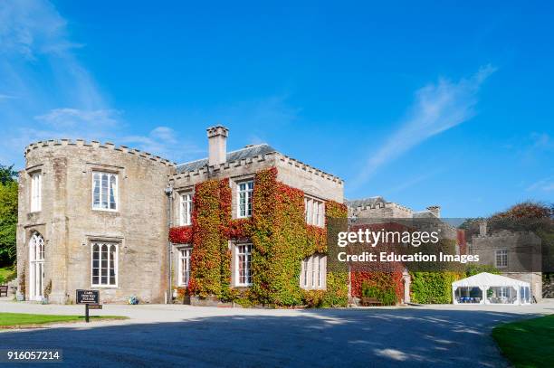 Prideaux Place 16Th Century Elizabethan Manor House In Padstow, Cornwall, England, Britain, Uk.