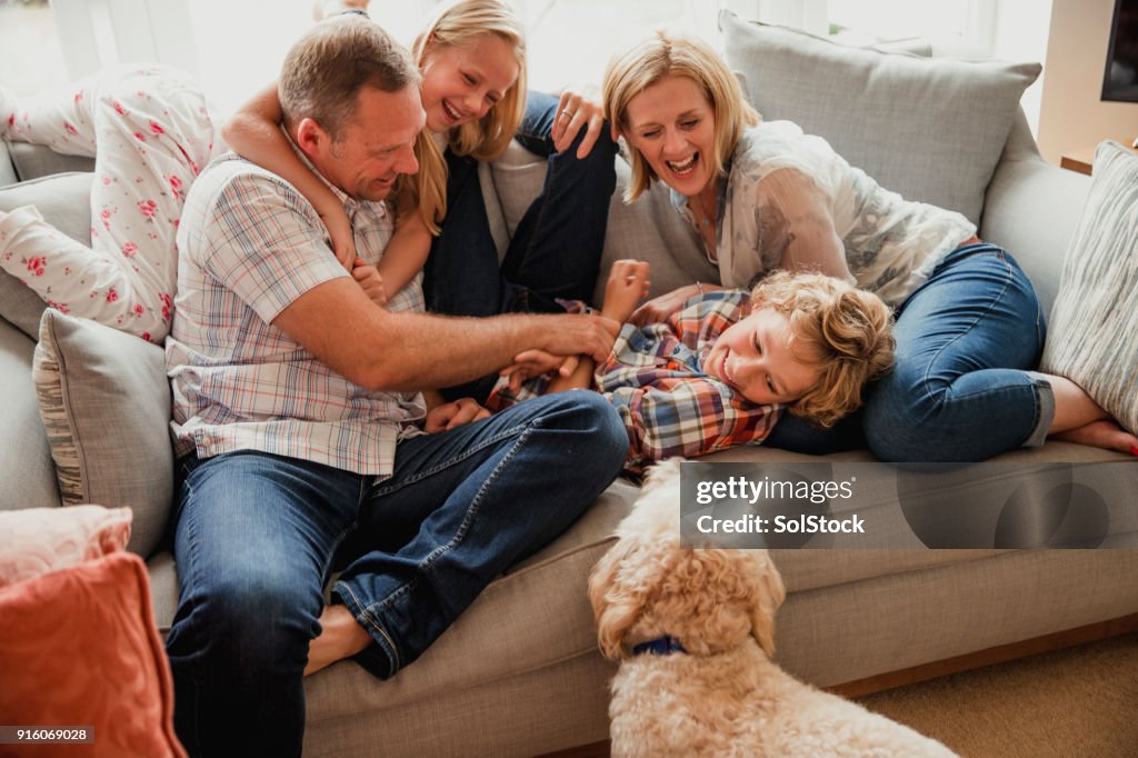 Laughing with Family