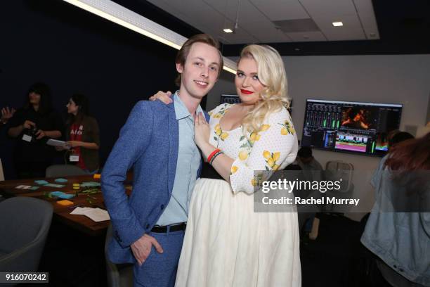 Cole Jenkins and Heather Traska visit ADOBE during Mashup LA influencer event on February 8, 2018 in Playa Vista, California.