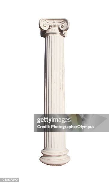 isolated column - ancient marble statues greek stock pictures, royalty-free photos & images