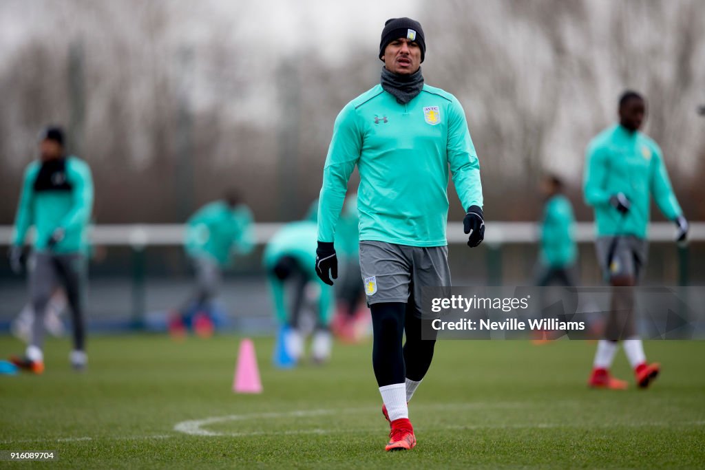 Aston Villa Training Session