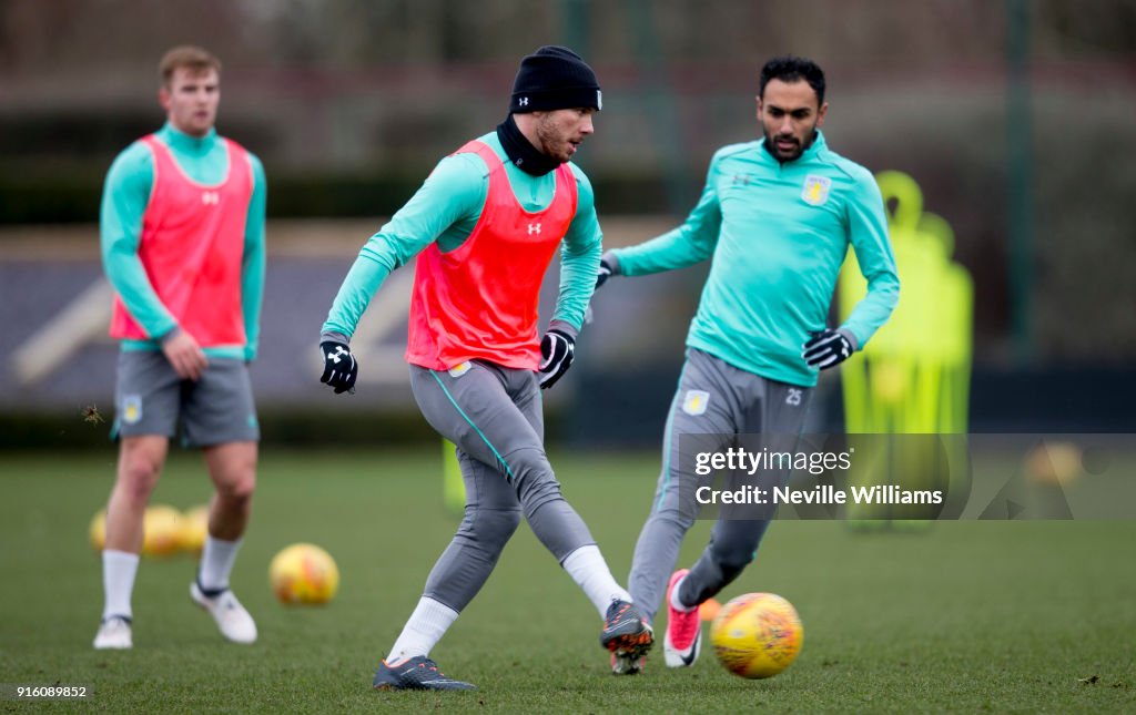 Aston Villa Training Session