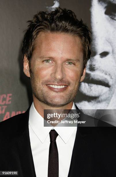 Actor Brian Tyler arrives at the Los Angeles premiere of "Law Abiding Citizen" at Grauman's Chinese Theatre on October 6, 2009 in Hollywood,...