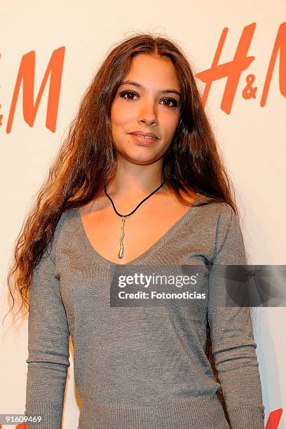 Actress Yohana Cobo attends the store opening of the H&M Gran Via on October 8, 2009 in Madrid, Spain.