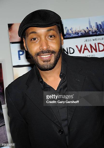 Actor Jesse L. Martin attends the "Peter & Vandy" New York premiere at The Wild Project Theatre on October 8, 2009 in New York City.