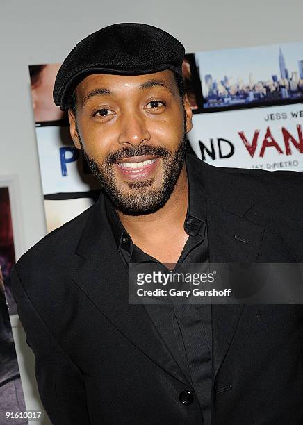 Actor Jesse L. Martin attends the "Peter & Vandy" New York premiere at The Wild Project Theatre on October 8, 2009 in New York City.