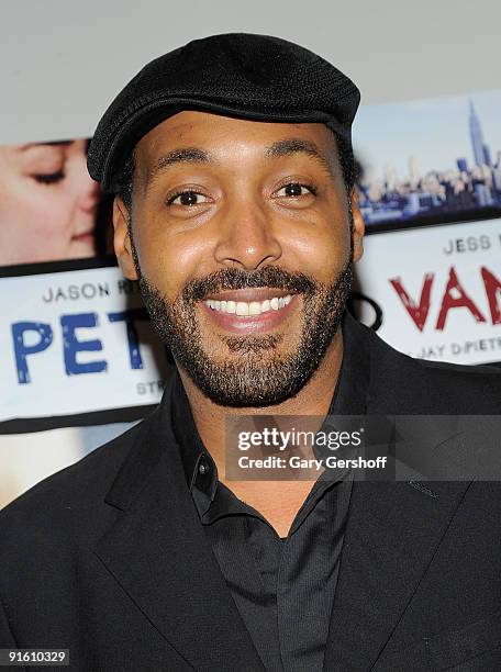 Actor Jesse L. Martin attends the "Peter & Vandy" New York premiere at The Wild Project Theatre on October 8, 2009 in New York City.