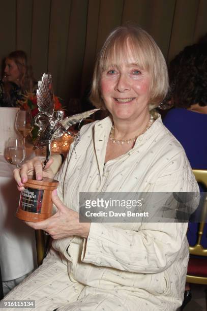Gemma Jones, winner of the Best Supporting Actress award for "God's Own Country", attends the London Evening Standard British Film Awards 2018 at...