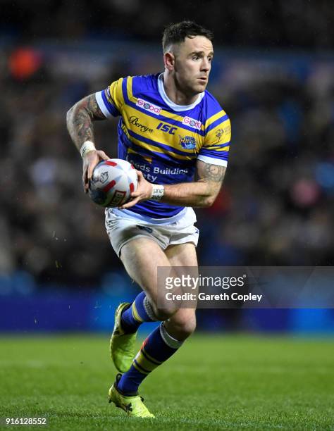 Richie Myler of Leeds during the Betfred Super League match between Leeds Rhinos and Hull Kingston Rovers on February 8, 2018 in Leeds, England.