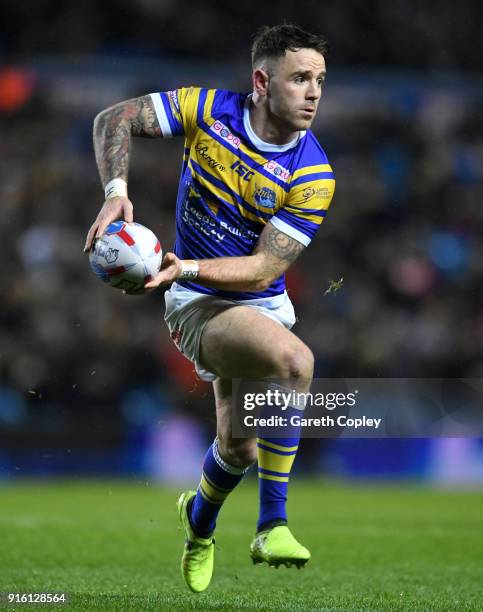 Richie Myler of Leeds during the Betfred Super League match between Leeds Rhinos and Hull Kingston Rovers on February 8, 2018 in Leeds, England.