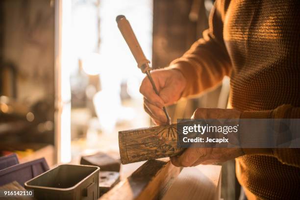 carving the wood - carving stock pictures, royalty-free photos & images