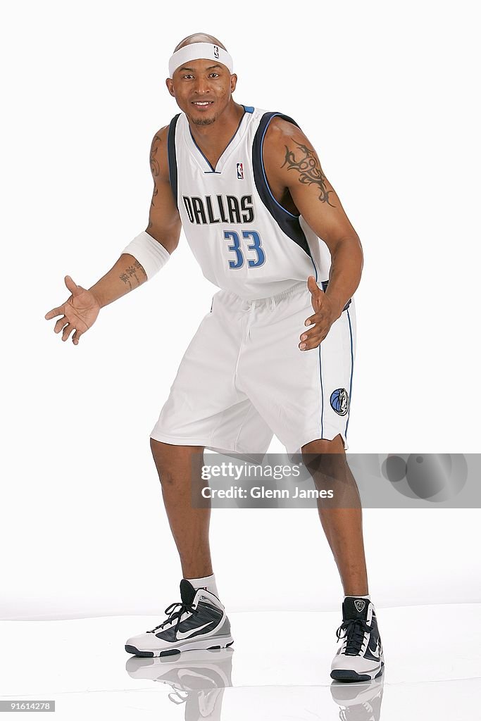 Dingleton James James Singleton of the Dallas Mavericks poses for a portrait during ...