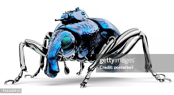 Digital Safety Concept Electronic Computer Bug Isolated High-Res Stock ...