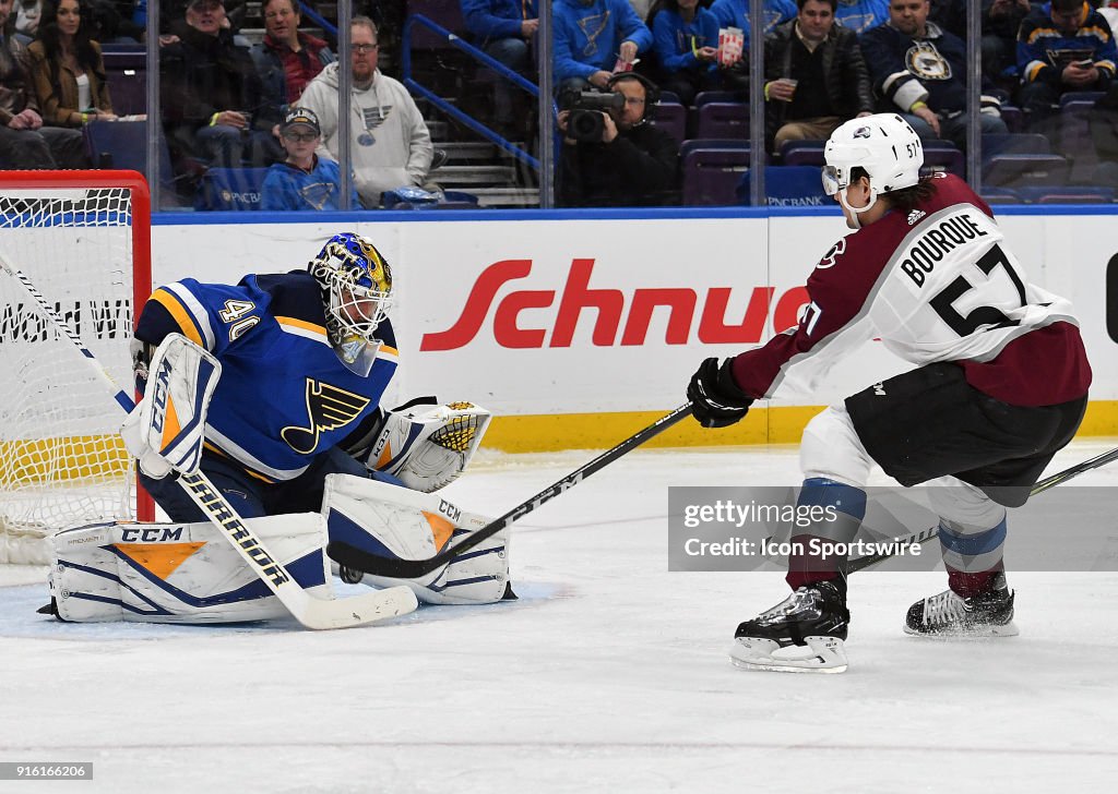 NHL: FEB 08 Avalanche at Blues