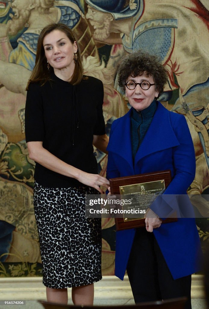 Queen Letizia Of Spain Delivers The 'Tomas Salcedo Award'