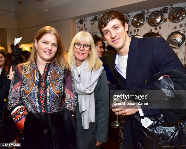 Tracy Florack, Janet Baker and Jasper Speciro attend Jane Fonda, Brooke Hayward and Linda Fargo celebrate Hayward + Hopper at Bergdorf Goodman on...