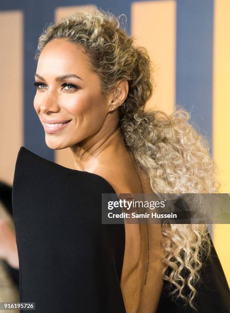 Leona Lewis attends the European Premiere of 'Black Panther' at Eventim Apollo on February 8, 2018 in London, England.