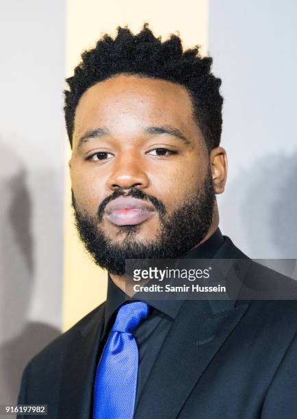 Ryan Coogler attends the European Premiere of 'Black Panther' at Eventim Apollo on February 8, 2018 in London, England.