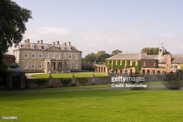 antony house, cornwall - english culture stock pictures, royalty-free photos & images