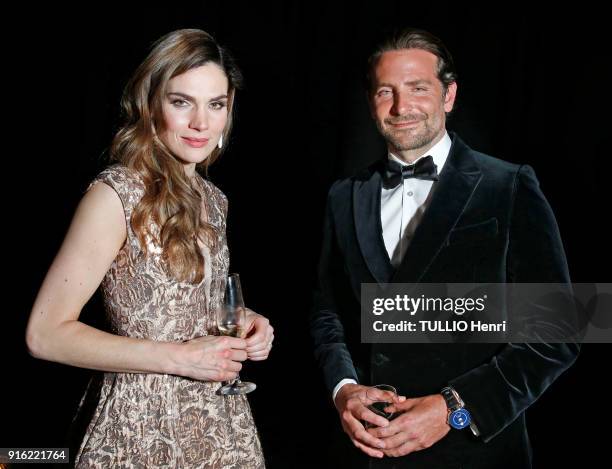 The evening gala IWC Schaffhausen for the 150th anniversary at the international Exhibition of the Haute Horlogerie, the actress Anna Drijver and...