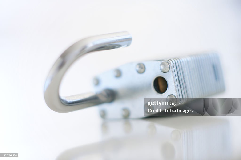 A padlock