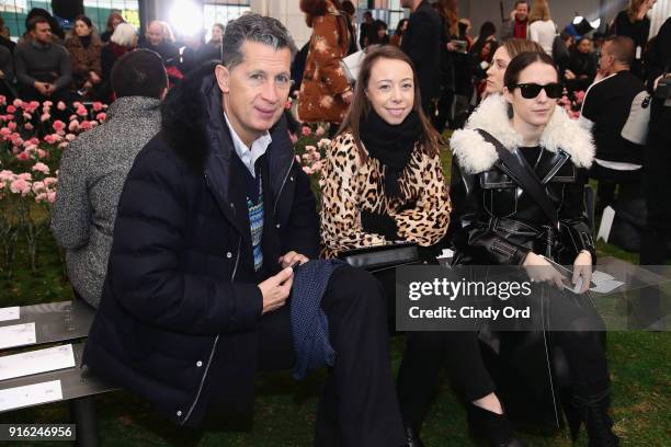 Stefano Tonchi attends the Tory Burch Fall Winter 2018 Fashion Show during New York Fashion Week at Bridge Market on February 9, 2018 in New York...