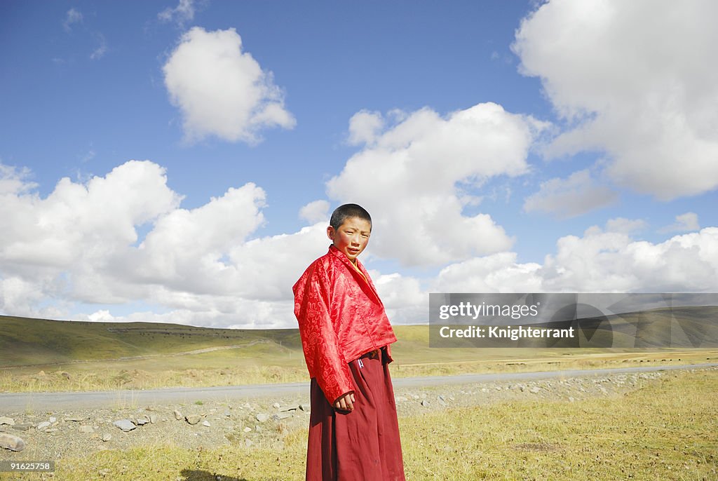 Little tibetano monje