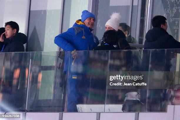 Sergey Bubka of Ukraine, member of IOC during the Opening Ceremony of the PyeongChang 2018 Winter Olympic Games at PyeongChang Olympic Stadium on...